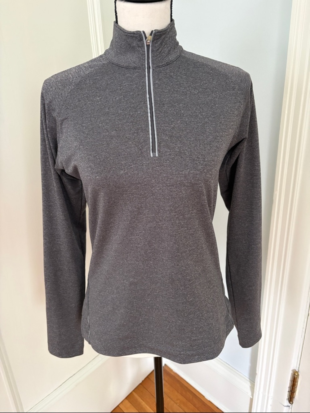 Charcoal Slazanger Quarter-Zip Performance Pullover